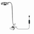 Clip-on-Schreibtischlampe, USB-Tischlampe, Augenschutz, LED-Licht, biegbare, flexible Leselampe für Nail Art, Tattoo, Lesen, Beauty, Make-up