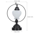 FIRSTXIU Lampenschatten Schlafzimmer Tischlampe Miniatur Möbelmodell Dolls Houses Accessoire Realistic Lighting Toy Playet 1:12 Moderne Puppenhäuser Lampe