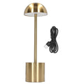 Pilipane Schnurlose Tischlampe 2000mah wiederaufladbare LED 3 Farbdimmen USB -Schreibtischlampe für Wohnzimmer Restaurant (Gold)