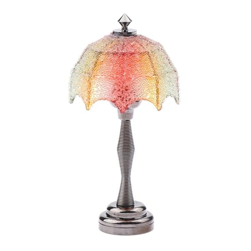 Dolls House Tischlampe Model Möbelmodell Zubehör Teenager Mädchen Für 1:12 Dollhouses Wohnzimmer Dekorationen Dollhouses Miniaturlampe Miniaturtisch Beleuchtung Dekors Raumdekoration
