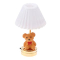 Wohnzimmer Tischlampe Figur Modell Realistischer Bär Vintage Life Szene Puppen Haus Tun Spiel