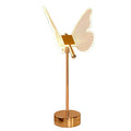 Junerain Blume Tischlampe,Schmetterling LED-Nachtlicht,Blume LED-Schlafzimmer Atmosphäre Licht 180-Grad-verstellbaren Lampenschirm,Geschenk for Sie Geburtstag,Urlaub,Party,Hochzeit, Raumdekoration
