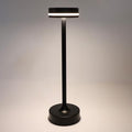 Ldafava Kleine Tischlampe, kabellos, wiederaufladbar, 3 Farben, stufenlos dimmbar, Touch-Steuerung, Nachttisch-Nachtlicht zum Lesen am Bett, Aluminium, Eisen, Acryl, 430 g