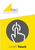 Reality Leuchten Tischleuchte Prinz II R54011001, Metall Nickel matt, Glas weiß, exkl. 1x E14, On/Off Touch