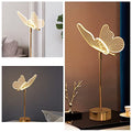Junerain Blume Tischlampe,Schmetterling LED-Nachtlicht,Blume LED-Schlafzimmer Atmosphäre Licht 180-Grad-verstellbaren Lampenschirm,Geschenk for Sie Geburtstag,Urlaub,Party,Hochzeit, Raumdekoration