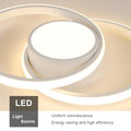 Comely LED Deckenleuchte Modern 42W, 4800LM, 3000K Warmweiß, Rundes Design Ø 40cm – Energieeffiziente Deckenlampe für Schlafzimmer, Badezimmer, Küche, Wohnzimmer & Balkon in Weiß