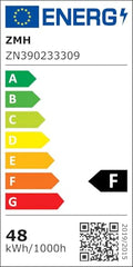 ZMH LED Deckenleuchte Wohnzimmer Deckenlampe - 48W Dimmbar Schlafzimmerlampe Schwarz Küchenlampe mit Fernbedienung aus Metall Modern Wohnzimmerlampe für Schlafzimmer Esszimmer Küche Flur Kinderzimmer