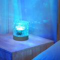 Pilipane Wasserwellple Nachtlicht 360 Grad Dynamische romantische LED -Atmosphäre Tischlampe für Wohnzimmer Schlafzimmer Bauchmuskeln (3 Farben)
