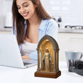 Religiöse Nachtlicht Jungfrau Maria Jesus Führte Hingebungsvolle Tischlampe | LED Fun Table Lampe Für Wohnheimstudium Arbeitsplatz Bücherregal Schlafzimmer Wohnzimmer Kaffeebar Meditation Raum Hallowe