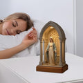 Religiöse Nachtlicht Jungfrau Maria Jesus Führte Hingebungsvolle Tischlampe | LED Fun Table Lampe Für Wohnheimstudium Arbeitsplatz Bücherregal Schlafzimmer Wohnzimmer Kaffeebar Meditation Raum Hallowe