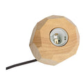 Pauleen 48159 Woody Sparkle Tischleuchte aus Holz skandinavische Tischlampe Würfellampe max25W E27 Holz 230V