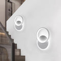 Aeyytoe LED Deckenlampe, 24W LED Deckenleuchte, Modern Runder Schlafzimmer-Kronleuchter Lampe für Bad Flur Schlafzimmer Balkon Wohnzimmer Küche
