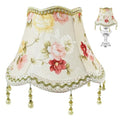 Blumenlampenschatten, Vintage Blumenlampenschatten, schöne dekorative Stofflampenschirm für Tisch, Wand- und Stofflampen Blumen, Blume, große Schatten für Tischlampen, s