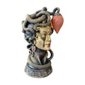 Wpsagek Tischlampe Für Schlafzimmer - Nachtischleuchten,Harz-Gothic-Figur Tischdekoration Für Küche Wohnbereich Halloween Weihnachten