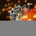 Wpsagek Tischlampe Für Schlafzimmer - Nachtischleuchten,Harz-Gothic-Figur Tischdekoration Für Küche Wohnbereich Halloween Weihnachten