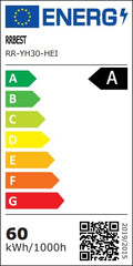 RRBEST LED Deckenleuchte Wohnzimmer,Wohnzimmerlampe Moderne Minimalistische Deckenlampe Innen Dekorative Deckenbeleuchtung für Wohnzimmer, Schlafzimmer und Büro(30 Köpfe, Schwarz)