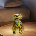 Kunststoff Tischlampe | Kleine Dekorleuchte Mit LED | Handgefertigte Skulptur Deko Für Schreibtisch Nachttisch Wohnzimmer Büro