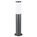 MONZANA® Außenlampe Edelstahl 50cm E27 Fassung IP44 Wetterfest Stehend Wegeleuchte Gartenleuchte Beleuchtung Außen Leuchte Garten Outdoor Anthrazit