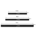 Glitzerlife Deckenlampe LED Deckenleuchte Wohnzimmer - 107CM Wohnzimmerlampe Lang Schwarz Küchenlampe 32W Bürolampe Modern Dimmbar Fernbedienung Büro Deckenbeleuchtung Panel für Küche Schlafzimmer