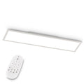 EGLO LED Büro-Deckenleuchte Bottazzo, Deckenlampe flach 100x25 cm, Lampe Decke Wohnzimmer, Panel dimmbar per Fernbedienung, Küchenlampe warmweiß – kaltweiß, Weiß