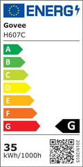 Govee LED Stehlampe Dimmbar RGBIC, 1725LM Stehlampe Wohnzimmer Arbeiten mit Matter,152cm RGBIC Moderne Schwarz,16 Millionen Farben Szenenmodi, Musikmodus für Deko Schlafzimmer Spielzimmer