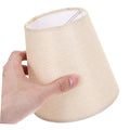 BESTOYARD 2 Stück Stofflampenschirme Kleine Clip Lampenschirme im Retro Stil Barrel Lampenschirm Zubehör für Wandlampen Tischlampen Stehlampen Farbton