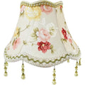 Blumenlampenschatten, Vintage Blumenlampenschatten, schöne dekorative Stofflampenschirm für Tisch, Wand- und Stofflampen Blumen, Blume, große Schatten für Tischlampen, s