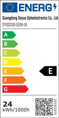 Tyreses LED Deckenleuchte Dimmbar mit Fernbedienung, 24W RGB Farbwechsel LED Deckenlampe, Rund Deckenbeleuchtung 3000K-6500K für Schlafzimmer, Wohnzimmer, Badezimmer, Kinderzimmer, Ø30CM