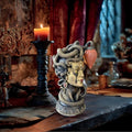 Wpsagek Tischlampe Für Schlafzimmer - Nachtischleuchten,Harz-Gothic-Figur Tischdekoration Für Küche Wohnbereich Halloween Weihnachten