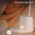 Schreibtischlampe Kinder, 60 LED Dimmbare Tischlampe 3 Modus USB-Anschluss Nachttischlampe, Touch Schreibtischleuchte mit Stifthalter 3600 mAh 360° Verstellbar Schwanenhals Leselicht Wohnzimmer Büro