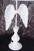 Tischlampe Engelsflügel Weiss Lampe 65cm ohne Leuchtmittel Shabby Chic Leuchte Flügel Engel cw615 Palazzo Exklusiv