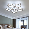 Comely LED Deckenleuchte Dimmbar, 45W Dimmbare Deckenlampe mit Fernbedienung Farbwechsel, 3000-6500K Kreative Blütenblatt Design LED Lampen Deckenleuchte für Küche Schlafzimmer Balkon Esszimmer, Weiß