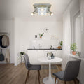 Depuley LED Deckenstrahler Schwenkbar, 4 Flammig Deckenleuchte, 4x3W GU10 Leuchtmittel, Modern Deckenspot, 960LM 3000K Warmweiß, Für Wohnzimmer Küche Schlafzimmer
