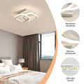 Osairous LED Deckenleuchte Moderne, Deckenlampe LED Quadratisch Weiß 2137LM, Deckenbeleuchtung Lampen aus Aluminium für Schlafzimmer Wohnzimmer Küche Korridor, Natürliches Licht 4500K, 29CM