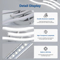 Dorlink Led Deckenleuchte, Deckenlampe Küche, deckenleuchte schlafzimmer, 18W 1620LM Deckenlampe Wohnzimmer, 6500K kaltweiß 3 Led, Geeignet für Schlafzimmer, Esstisch, flurlampe decke, Balkon Ø52CM