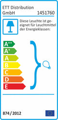 McShine Deckenleuchte | Star | Ø33cm 2-flammig, Sockel für 2x E27 Leuchtmittel | runde Deckenlampe ideal für Wohnzimmer, Flur, Küche, Bad, Treppenhaus