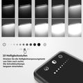 SLATOR Schreibtischlampe LED Dimmbare Tischleuchte 5 Farb und 10 Helligkeitsstufen Augenfreundliche Tischlampe Nachttischlampe USB-Anschluss für Aufladung des Smartphones Tischlampe für Kinder