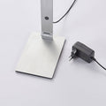 Lucande LED Tischlampe 'Resi' dimmbar (Modern) in Alu aus Aluminium u.a. für Arbeitszimmer & Büro (1 flammig,) - Tischleuchte, Schreibtischlampe, Nachttischlampe, Arbeitszimmerleuchte