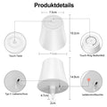 Suright Flaschenlampe Aufsatz LED Aufladbar mit 3 Farbmodi+RGB