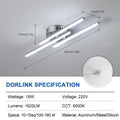 Dorlink Led Deckenleuchte, Deckenlampe Küche, Deckenleuchte Schlafzimmer, 18W 1620LM Deckenlampe Wohnzimmer, 6500K kaltweiß 3 Led, Geeignet für Schlafzimmer, Esstisch, flurlampe decke, Balkon Ø54CM