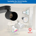 ANWIO LED Deckenstrahler Schwenkbar 3 Flammig Deckenleuchte GU10, Wandstrahler Schwarz Spotlight Lampe Deckenlampe für Wohnzimmer Schlafzimmer Flur (ohne Glühbirnen) EUS-EA190811-10-03RB