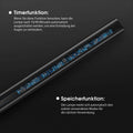 EYOCEAN Schreibtischlampe LED mit Gestensteuerung & Fernbedienung, 24W 80CM Klemmbare Dimmbare Monitor Lampe, Tageslichtlampe für Arbeiter in Büro Leser Architekenden Schneider
