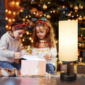 Kakanuo Nachttischlampe Touch Dimmbar, Tischlampe mit USB A+C+Steckdose Ladefunktion, Lampenschirm aus Leinenstoff, Lampe für Nachttisch Wohnzimmer Schlafzimmer Kinderzimmer Büro(Inklusive Birne)