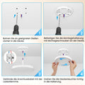 NIBSHOOM LED Deckenleuchte, 18W 1800LM Superschlanke Deckenlampe 4000K IP44 Wasserfest für Wohnzimmer Badezimmer Schlafzimmer Küche Flur Balkon, Rund und Flach Modern Led Lampen Ø220*H24mm, Warmweiß