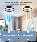 Nalezuns Ventilator Deckenleuchte,LED Deckenventilator mit Beleuchtung,3 Farbtemperatur und 6 Geschwindigkeiten Deckenventilator mit Lampe,Fernbedienung Leise Dimmbar Ventilator Deckenlampe