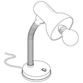 EGLO Tischlampe Basic, Schreibtischlampe Kinder, Leselampe Schwanenhals, flexible Schreibtisch Lampe, schwarze Nachttischlampe mit E27 Fassung