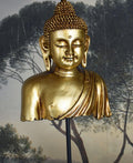 Asia Leuchte Buddha Lampe Buddhabüste Feng Shui Tischlampe (ohne Leuchtmittel) asiatisch Tischleuchte 66cm cw632 Palazzo Exklusiv