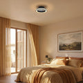 BRILONER - LED Deckenventilator mit Beleuchtung, Fernbedienung, Leiser DC-Motor, 5 Geschwindigkeiten, CCT, Dimmbar, Lampe mit Ventilator, LED Deckenleuchte, Deckenlampe Ventilator, 38 cm, Schwarz