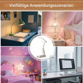 Wpsagek Tischlampe,Klappbare Moderne Tischlampe Nachttischleuchte | Mit Uhrfunktion Nachtisch Zubehör Wiederaufladbare Leselampe Für Wohnung Haus Terrasse