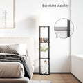 SUNMORY Stehlampe Wohnzimmer, Regal Dimmbar Inklusive 3-Farbtemperatur-LED-Lampe, Stehleuchte für Wohnzimmer, Schlafzimmer, Arbeitszimmer und Büro, Schwarz